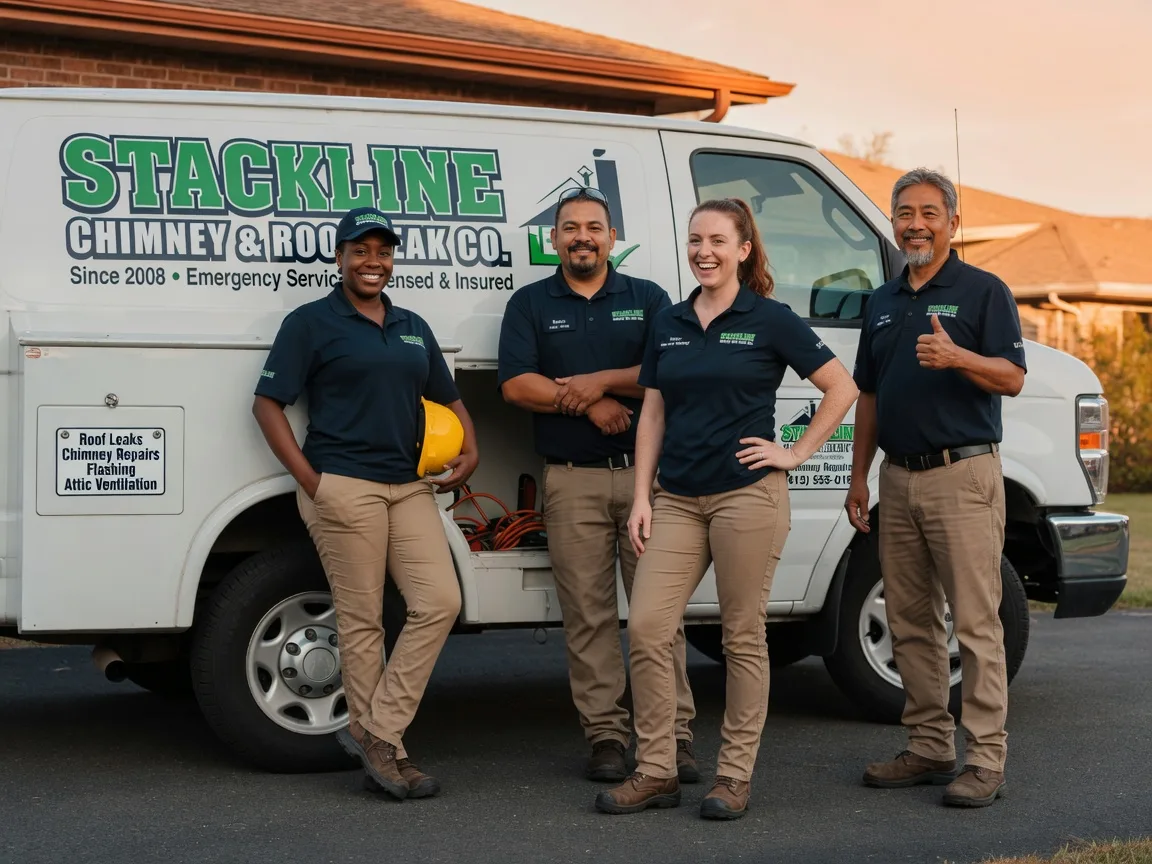 Chimney flashing repair company in Clarence, MO